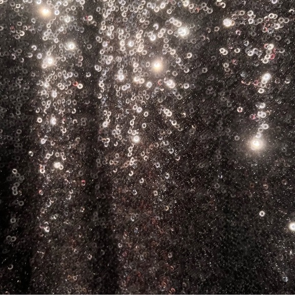 Ralph Lauren Evening sequins cap sleeves navy blue 
maxi Elegant Gown Size:16 - Picture 8 of 14